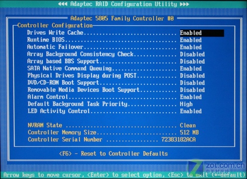 独占鳌头 Adaptec 5805阵列卡RAID5测试 独占鳌头 Adaptec 5805阵列卡RAID5测试