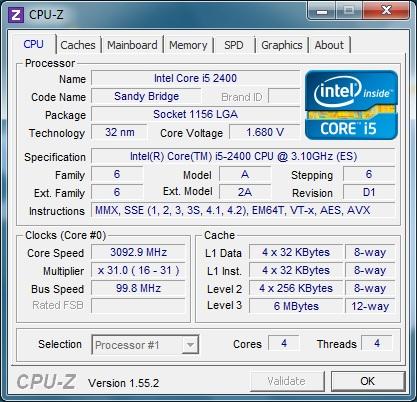 CPU-Z°ṩSy Bridge CPU֧ 