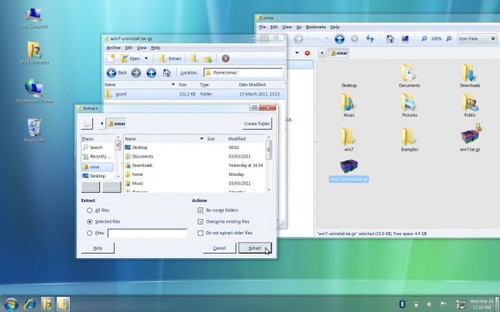 ͼʾ UbuntuٱWindows 7 